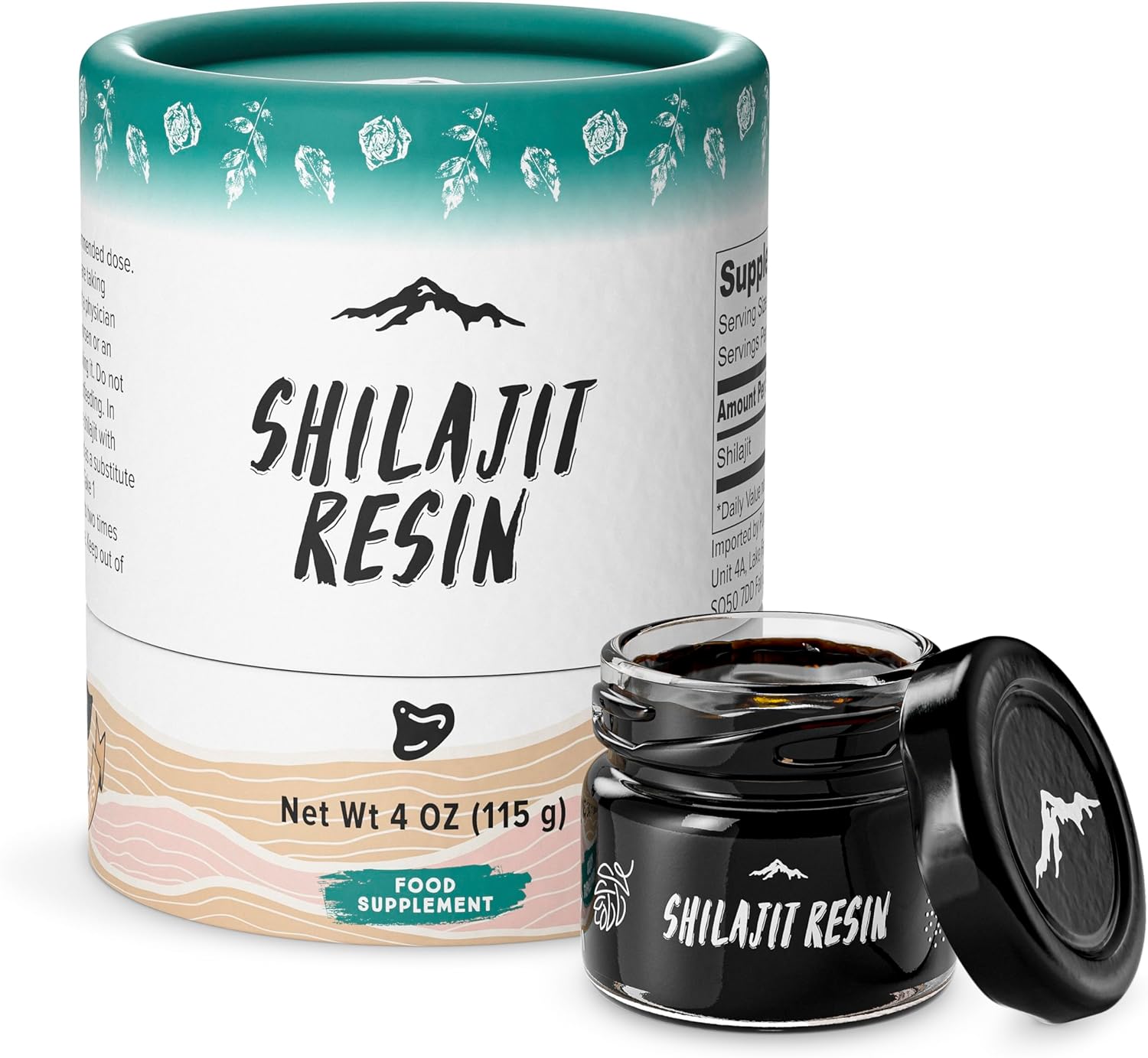 Pure Himalayan Shilajit Resin - Pure Shilajit for Men & Women - Maximum Potency Shilajit Supplement with 85+ Trace Minerals & Fulvic Acid - Supports Energy, Metabolism & Immunity (115 Grams, 1 Pack)