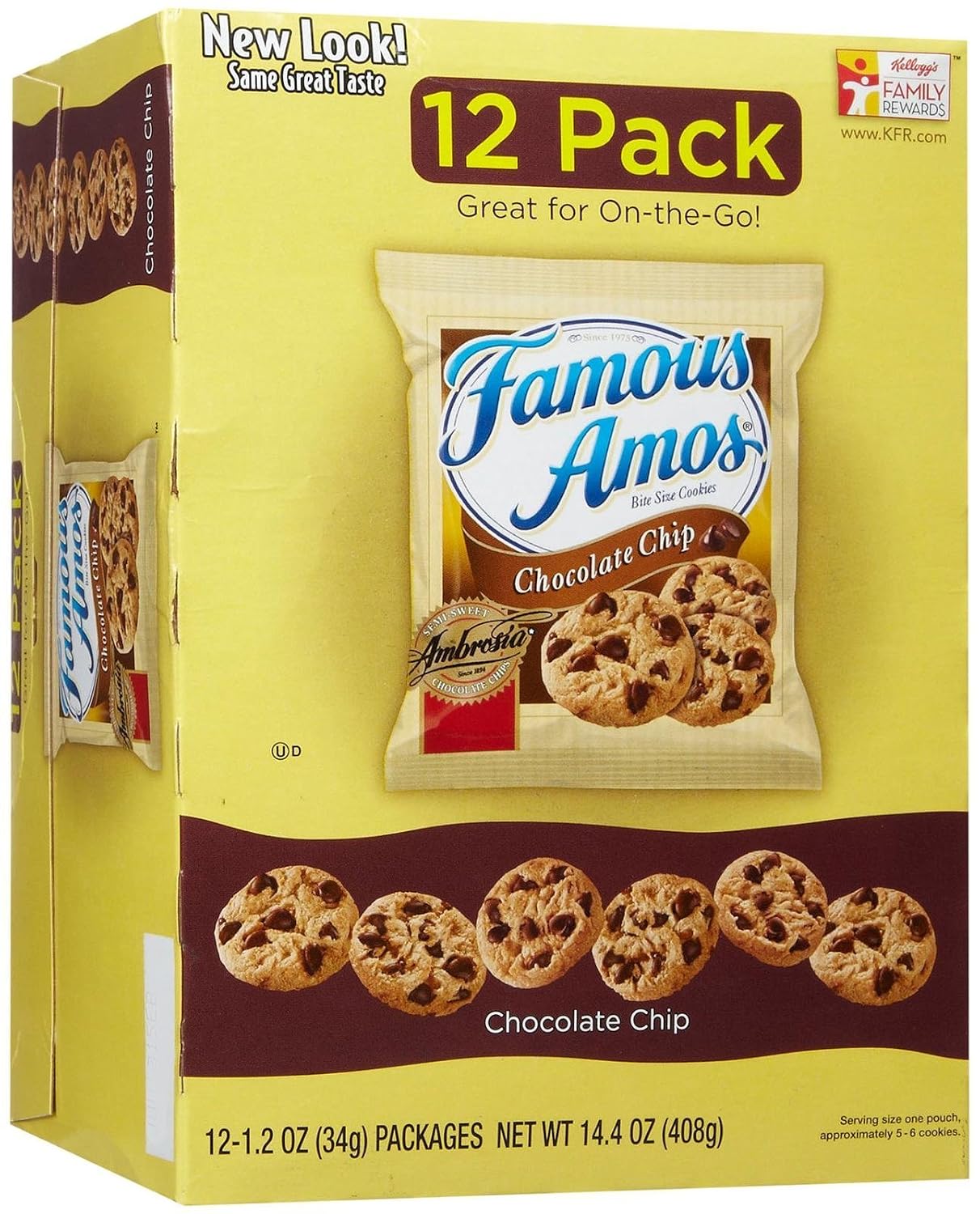 Famous Amos Chocolate Chip, 14.4 Ounce