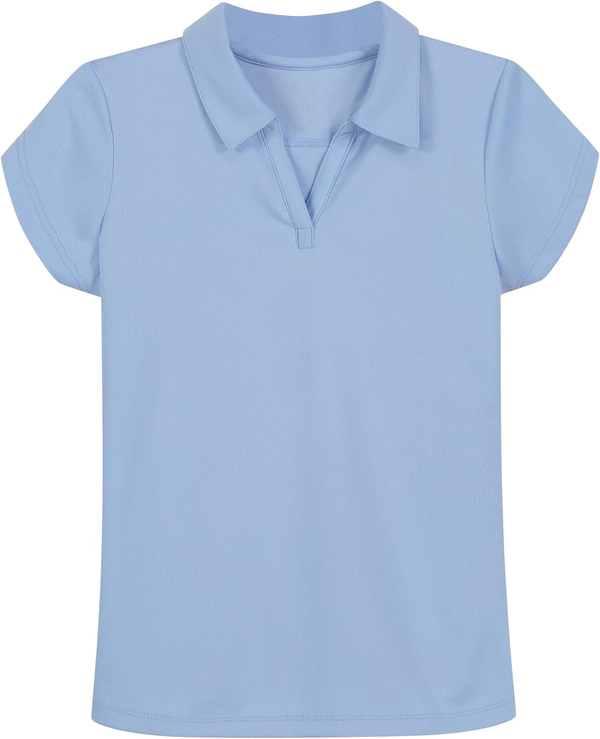 Nautica Girls' School Uniform Short Sleeve Performance Polo