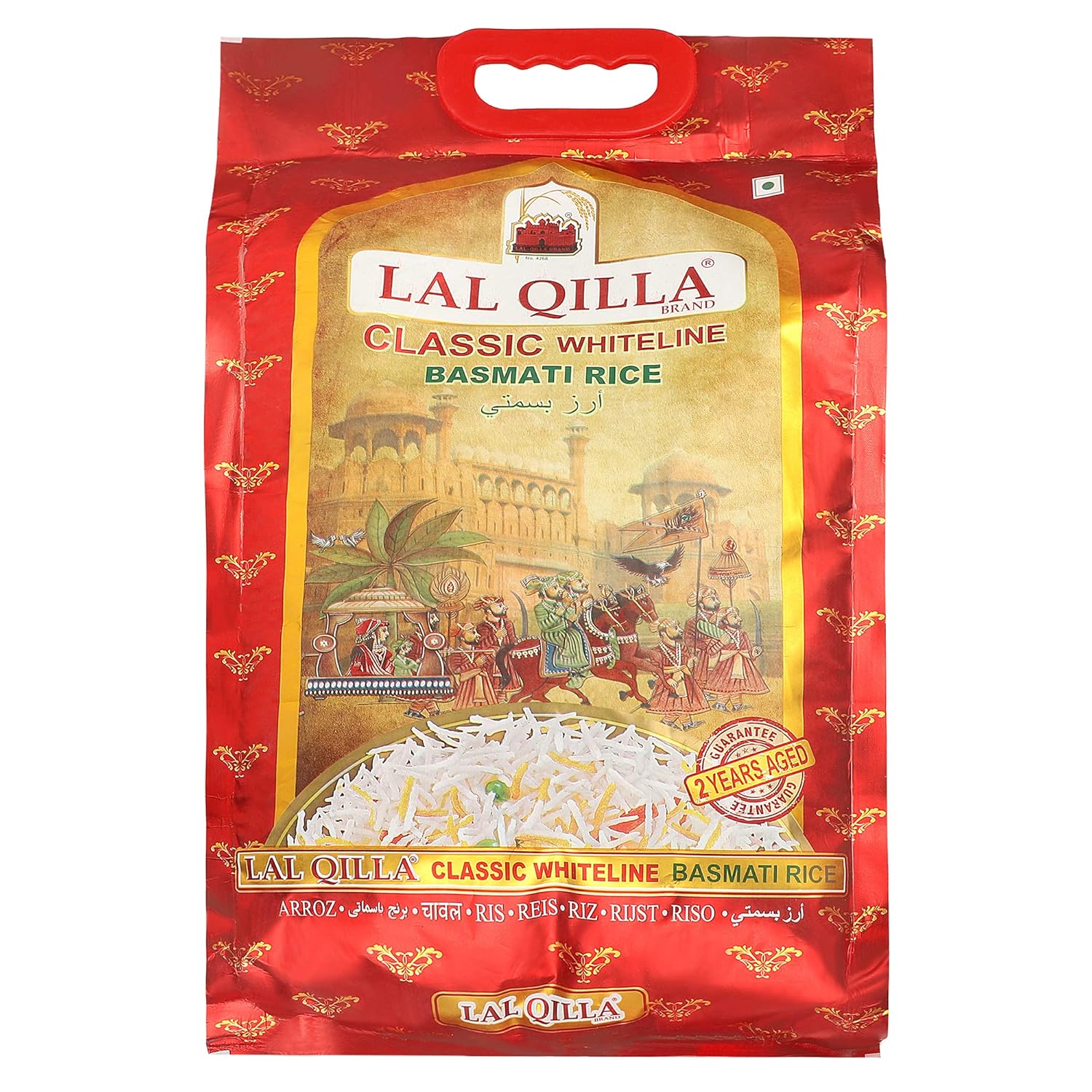 Lal Qilla Basmati Rice 10 LB Classic By BulkShopMarket