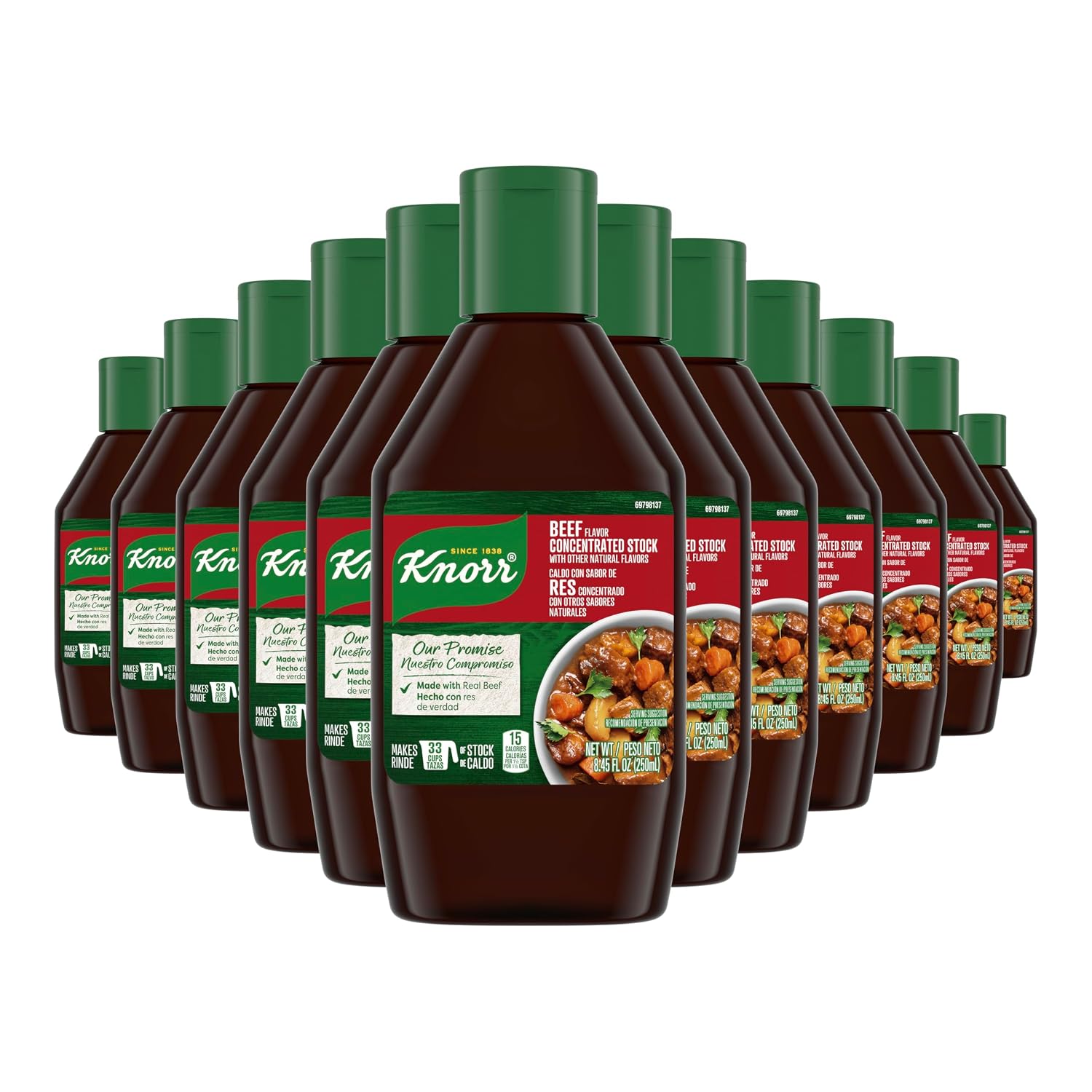 Knorr Concentrated Beef Stock 8.45 fl oz, 12PK