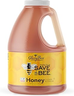 GloryBee, Pure Clover Blend Honey, 100% US Grade A Honey, 5lb