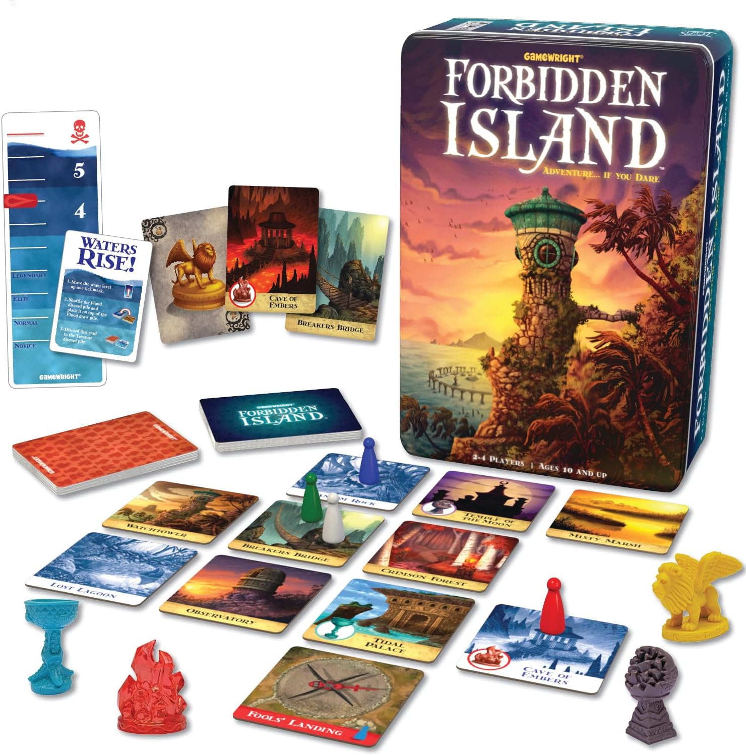 Gamewright | Forbidden Island | Board Game | Ages 10+ | 2-4 Players | 30 Minutes Playing Time