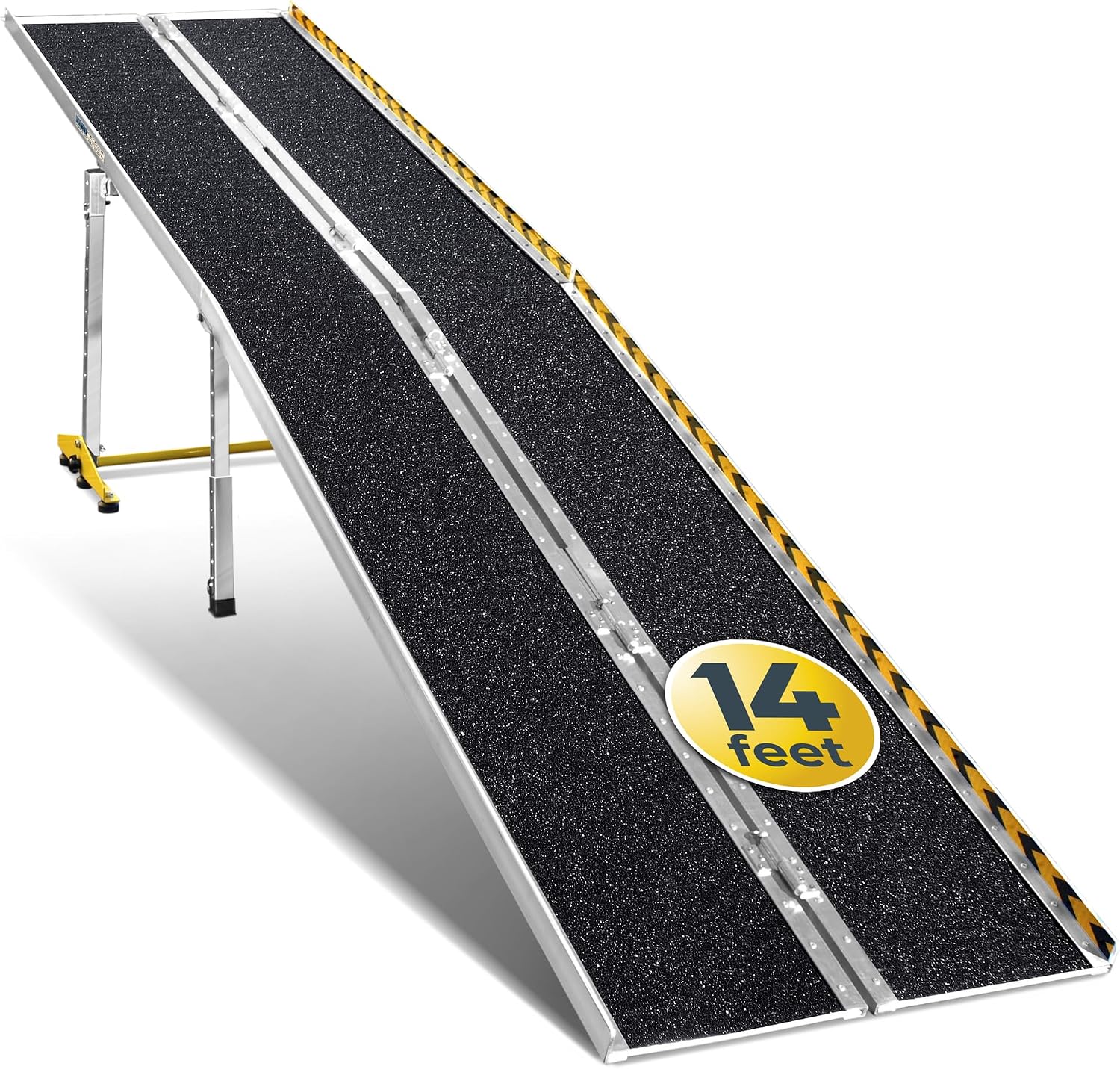 MAASTERS Wheelchair Ramp 14 Feet - Loading Capacity 600 lbs - ADA Compliant