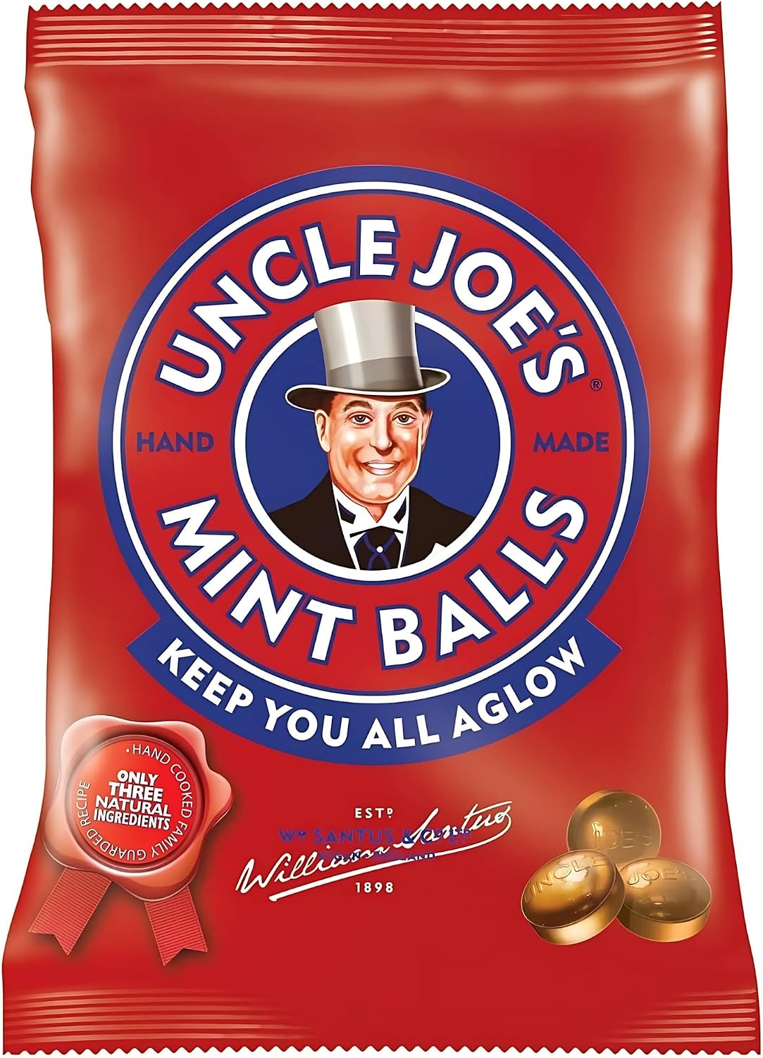 Uncle Joe's - Mint Balls, 90g Bag