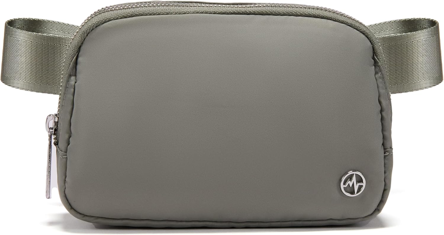 Pander Everywhere Belt Bag for Women, Fashion Waist Packs, Crossbody Bags, Everywhere Belt Bag with Adjustable Strap (Grey Sage).