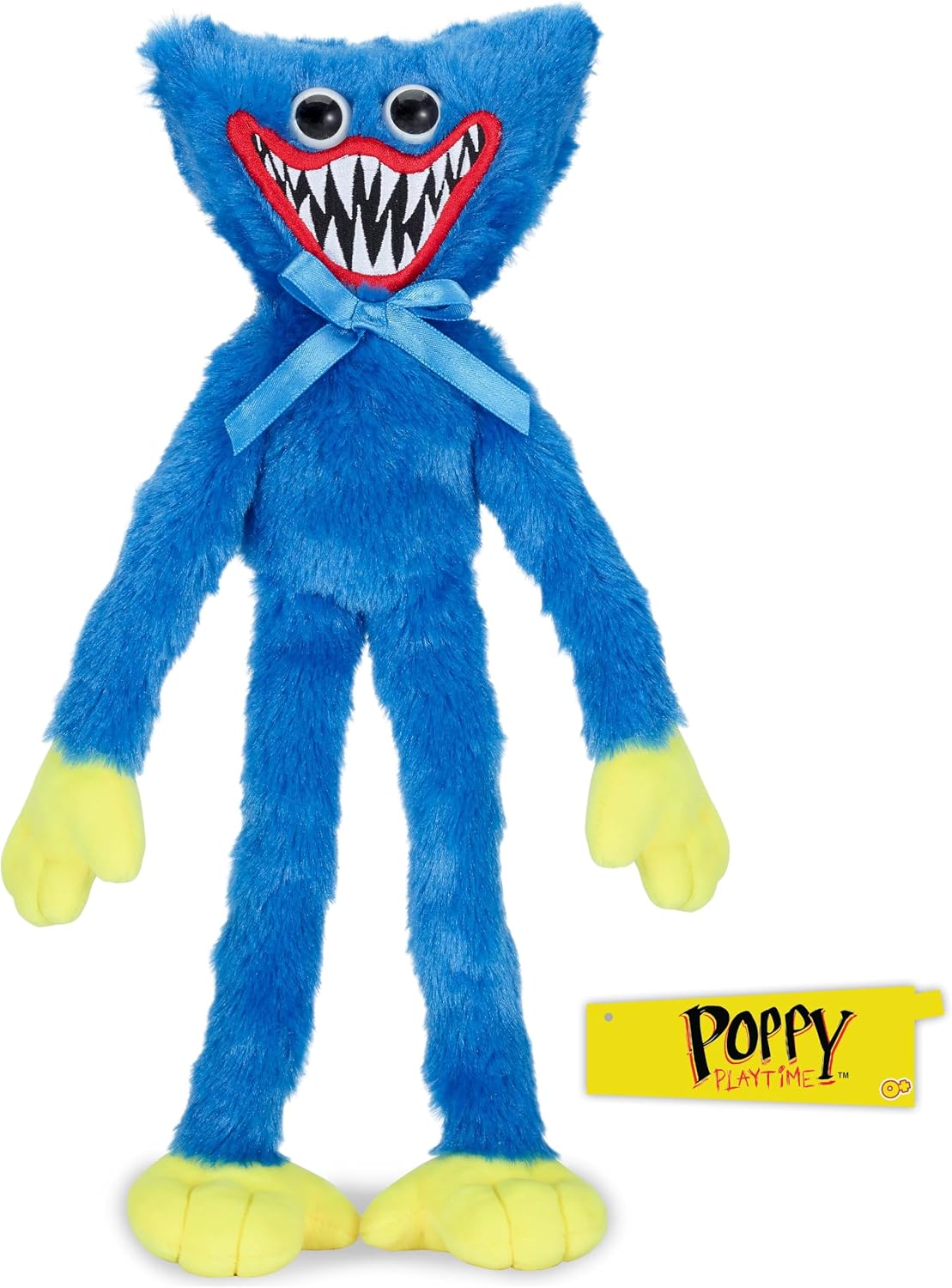 Poppy Playtime - Scary Huggy Wuggy Plush (14" Medium Plush, Series 1) [Officially Licensed]