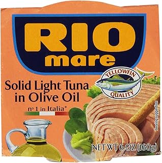 Rio Mare Tuna Fish Imported From Italy. Italy's Number 1 Tuna - The Best Imported Italian Tuna - Pack of 3