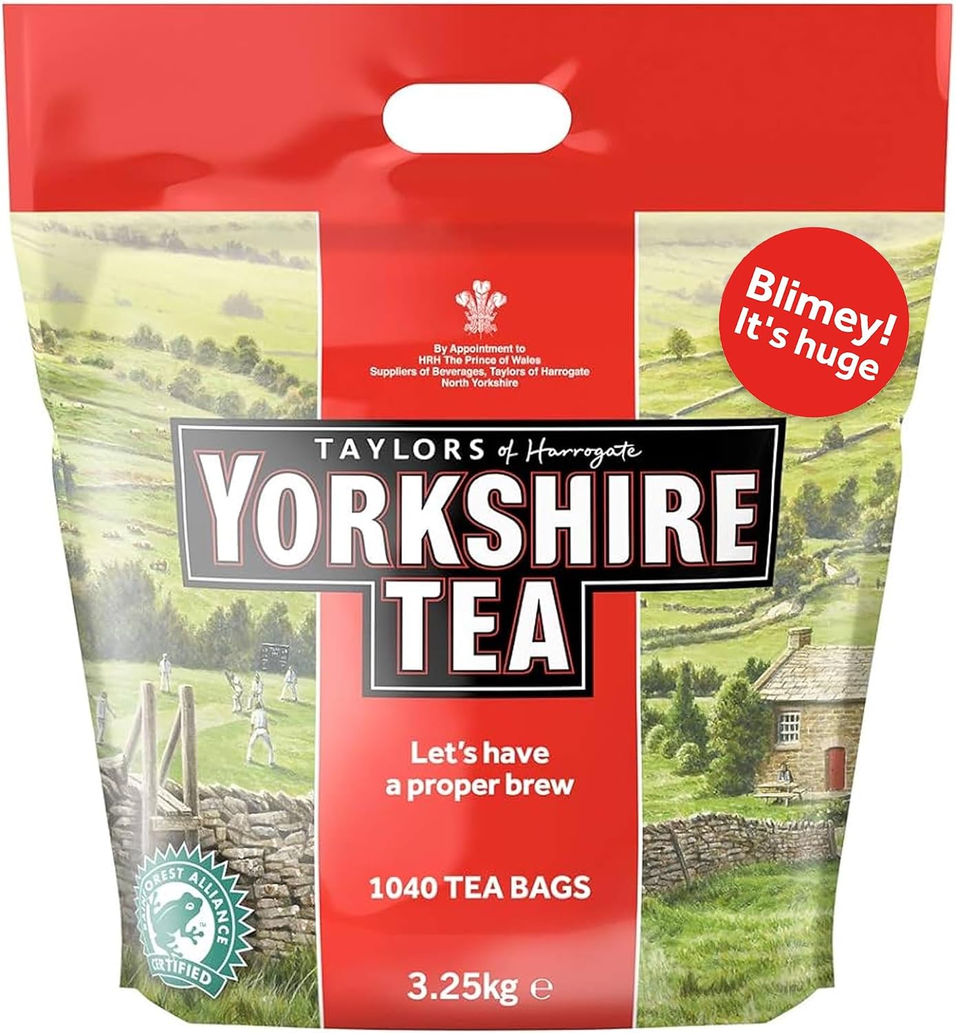 Yorkshire Tea, 1040 Tea Bags (3.25 kg)