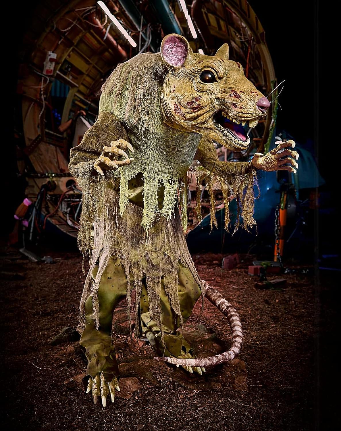 Spirit Halloween 4 Ft 2 In Mutant Sewer Rat Animatronic