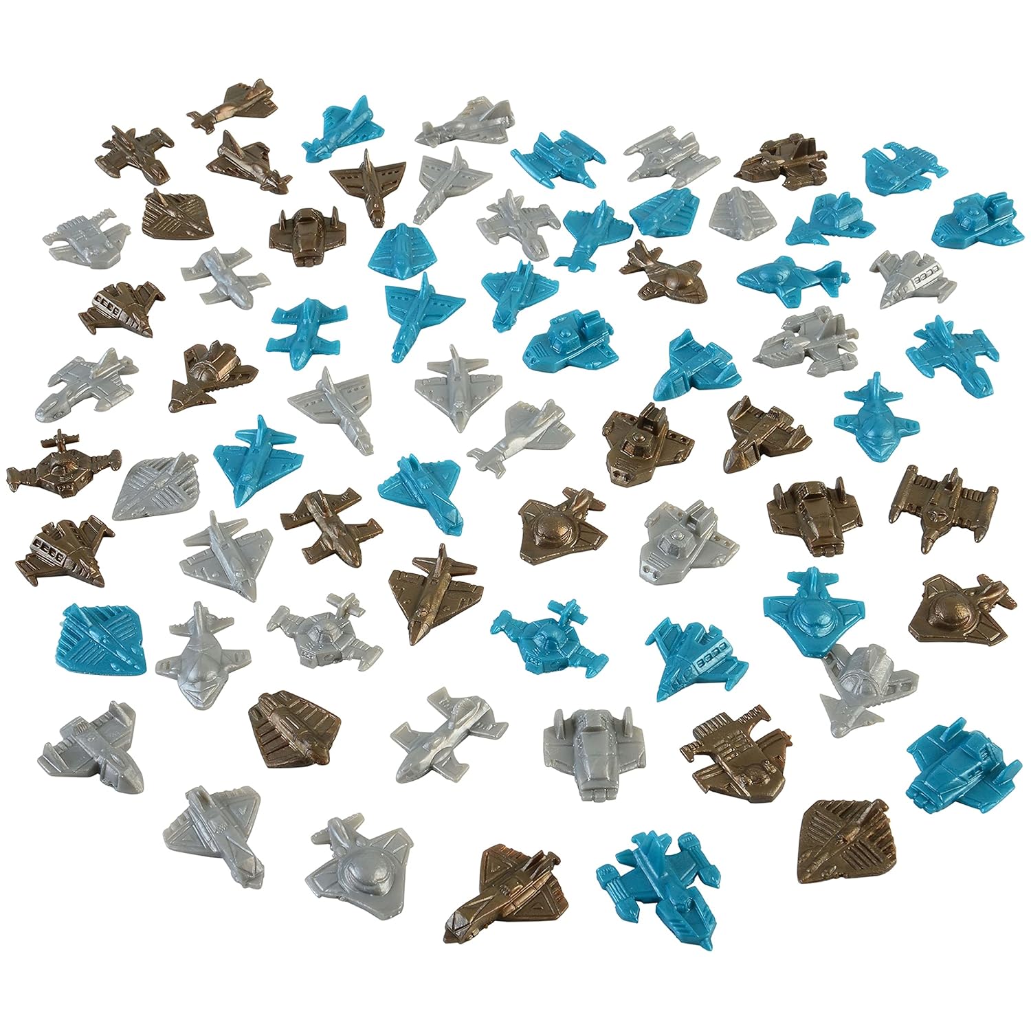 US Toy Mini Space Ship Cruisers Vehicle (Lot of 72), Assorted Color