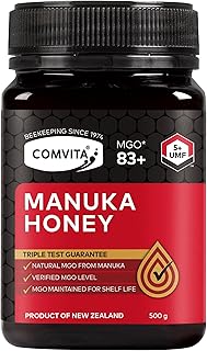 Comvita Manuka Honey (UMF 5+, MGO 83+) | New Zealand’s #1 Manuka Brand | Raw, Wild, Non-GMO | Superfood for Daily Vitality | 17.6 oz