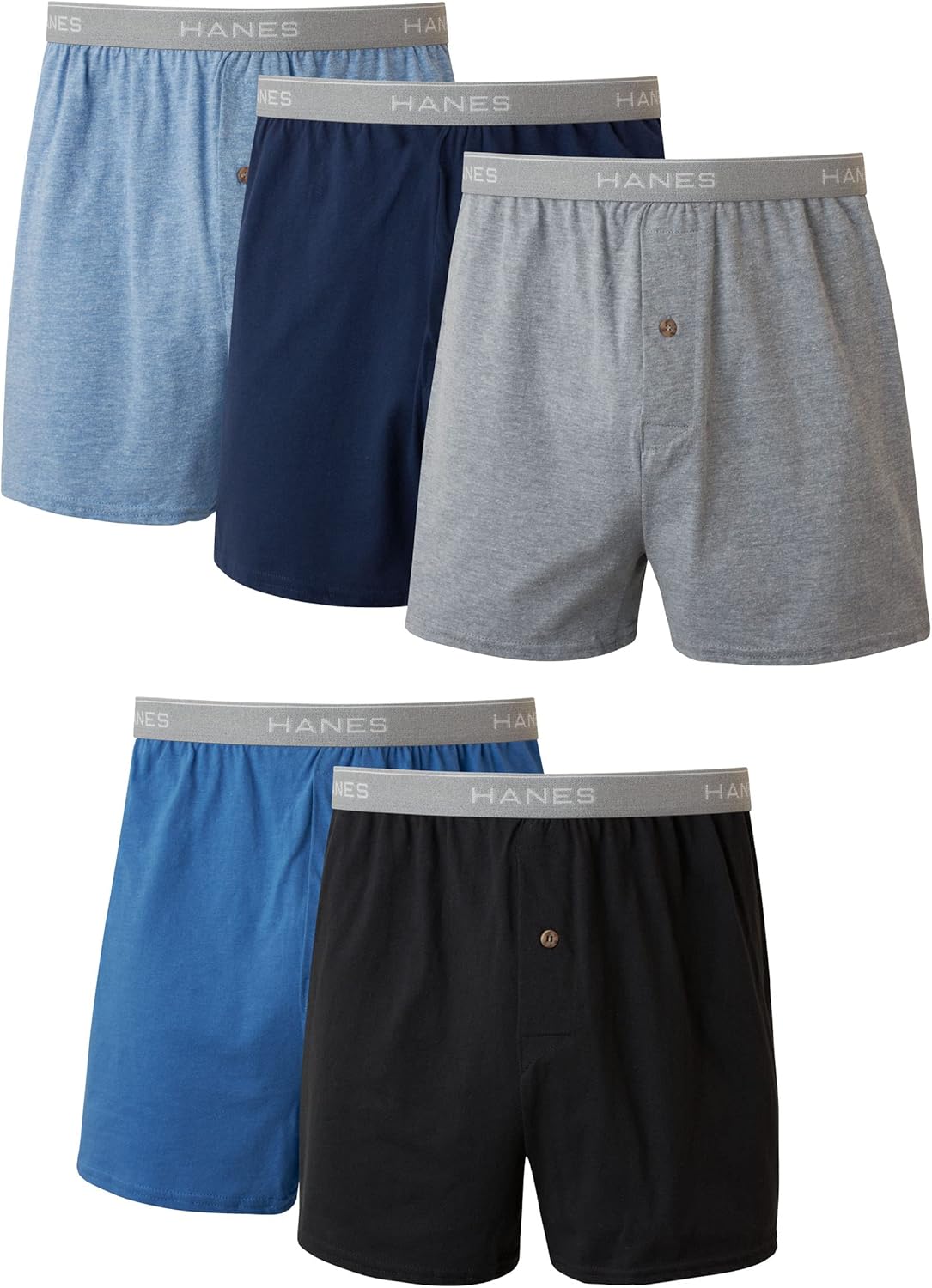 Hanes Men's Boxer Shorts (Pack of 5)
