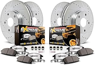 Power Stop Brake Kit For 2015-2020 Escalade Silverado, 2015-2020 1500 Suburban, Sierra 1500 Yukon (6 Lug) - Truck & Tow Front and Rear Replacement, K6560-36