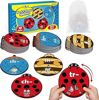 Blends & Digraphs Cards, Phonics Games,Speech Therapy Toys for Toddlers Kids,Learn to Read, Spelling Reading Learning Sight Words Games,Kindergarten Preschool Learning Activities Educational