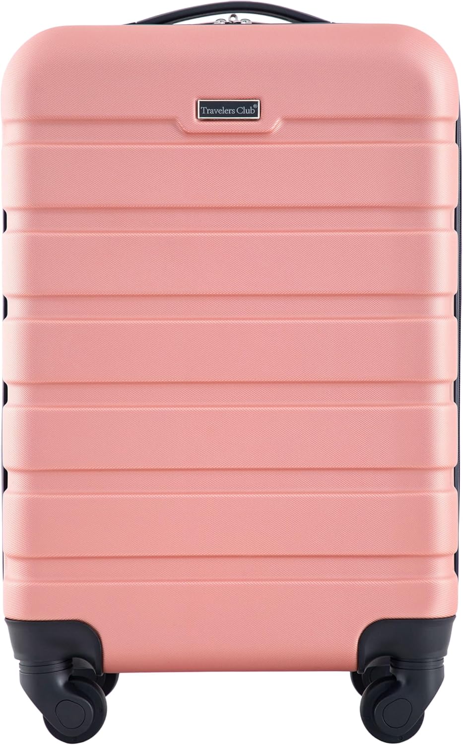 Travelers Club Harper Luggage, Rose Gold, 20-Inch Carry-On