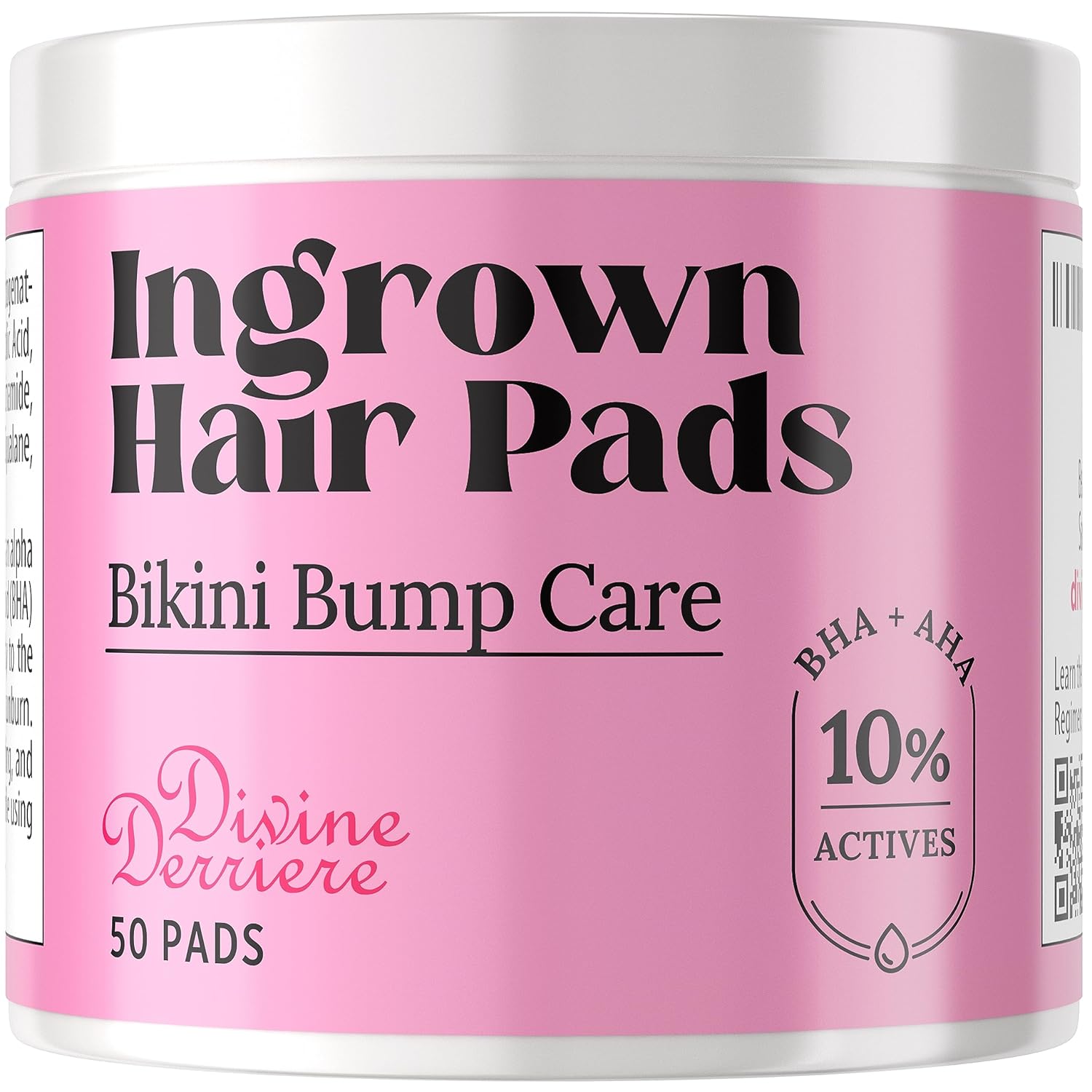 Prevent Ingrown Hairs and Razor Bumps with BHA & AHA Pads - Ingrown Hair Serum for Razor Burns - PFB Razor Bump Stopper Topicals Skin Care, Ingrown Hair Treatment for Bikini Area and Razor Bumps