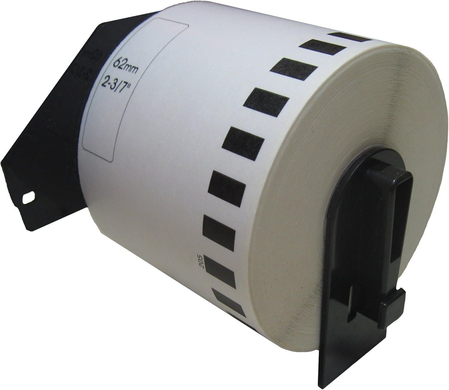 DK-2205 Compatible with Brother DK-2205 2-3/7" x 100' Continuous White Label. (1 Roll)