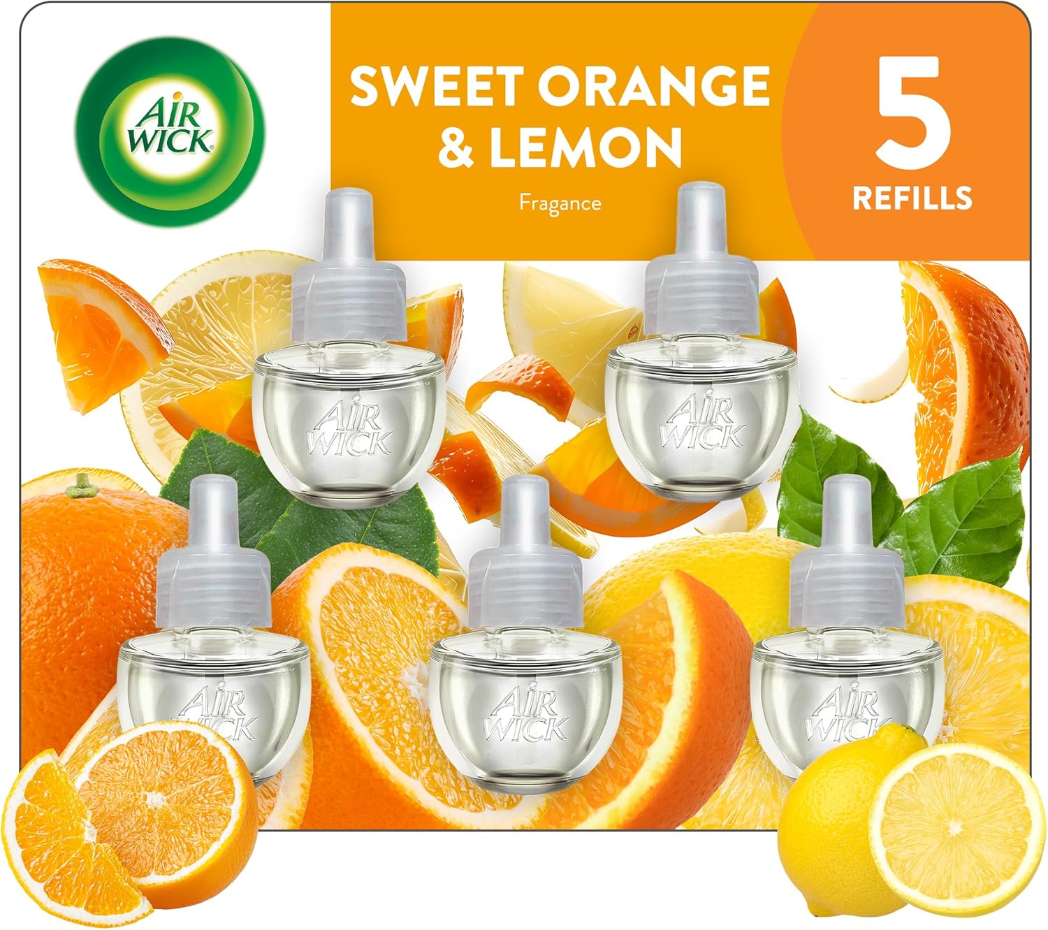 Air Wick Scented Oil - Refill Sweet Orange & Lemon 5 ct.