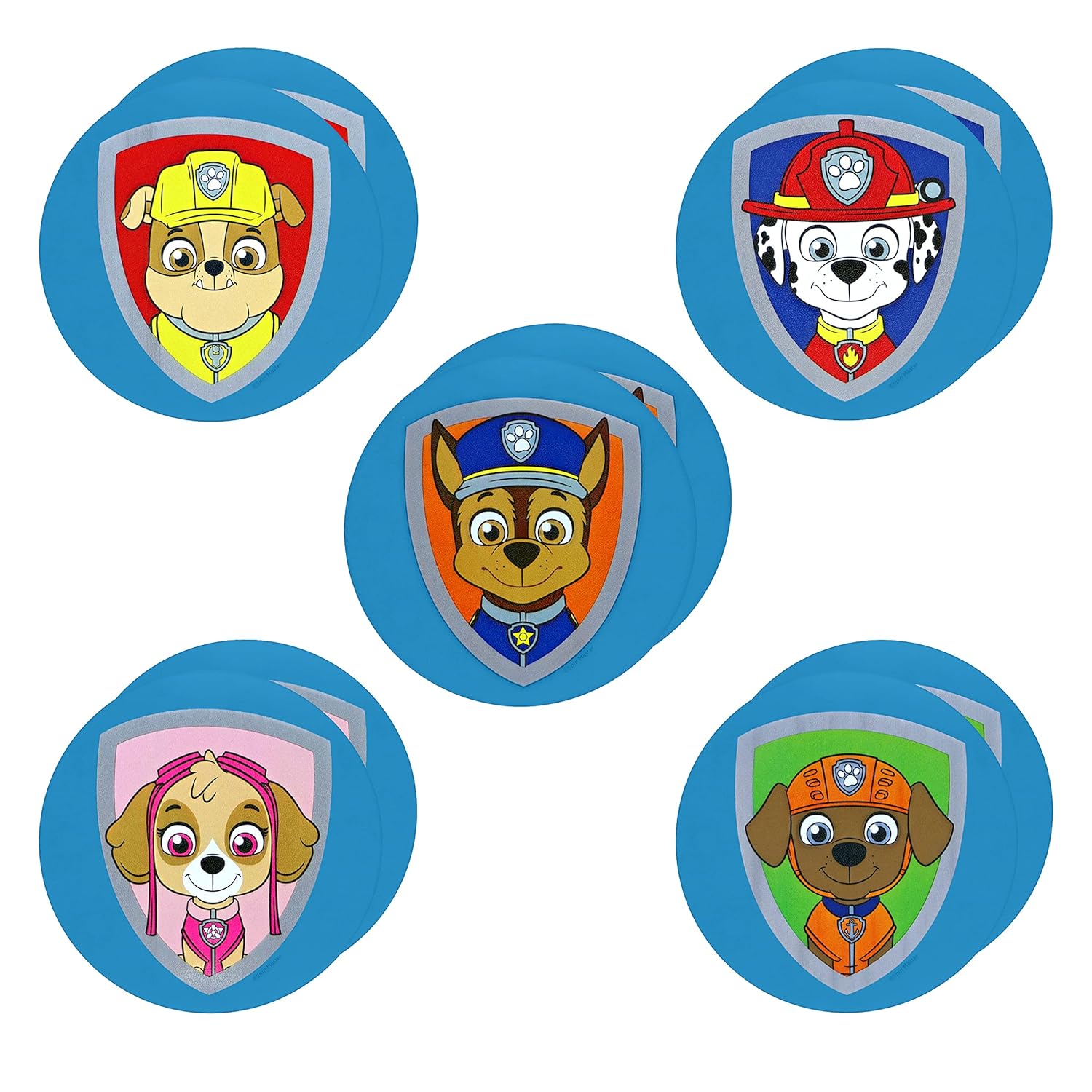 Ginsey PAW Patrol Suction Cup Tub Treads - 10 pc, Clear