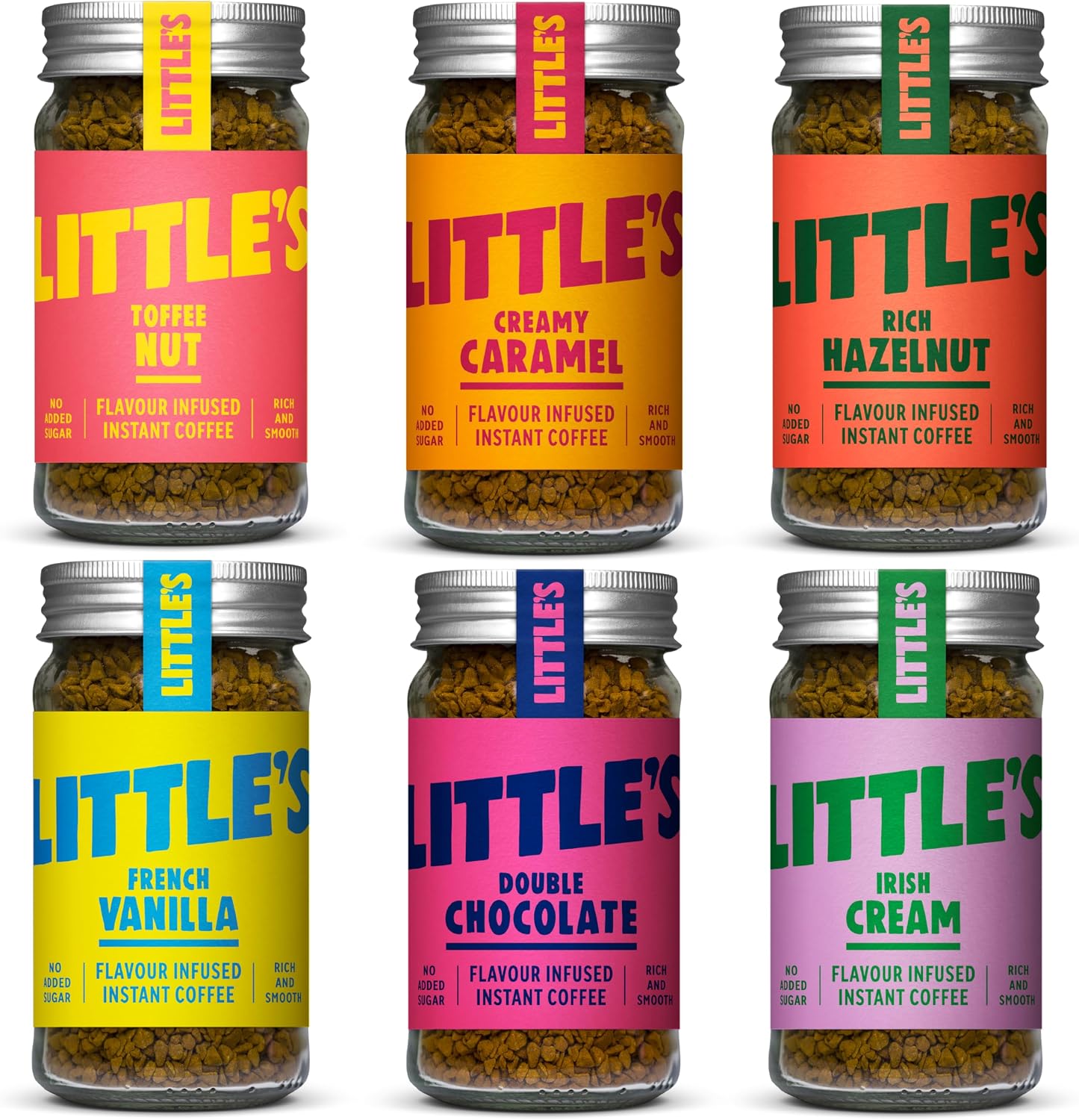 Little's Flavoured Instant Coffee Dragons' Den Bundle, 6 Pack (50g x 6)