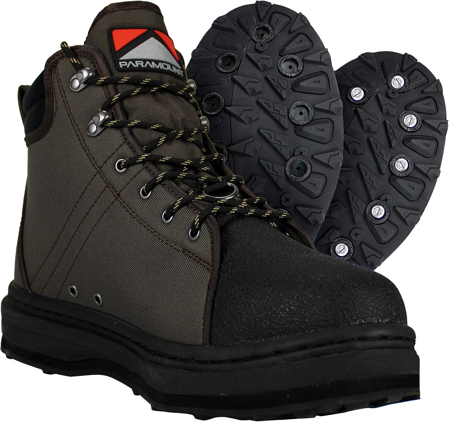 Paramount Outdoors Stonefly Cleated and Felt Sole Wading Shoe Fly Fishing Boot for Men