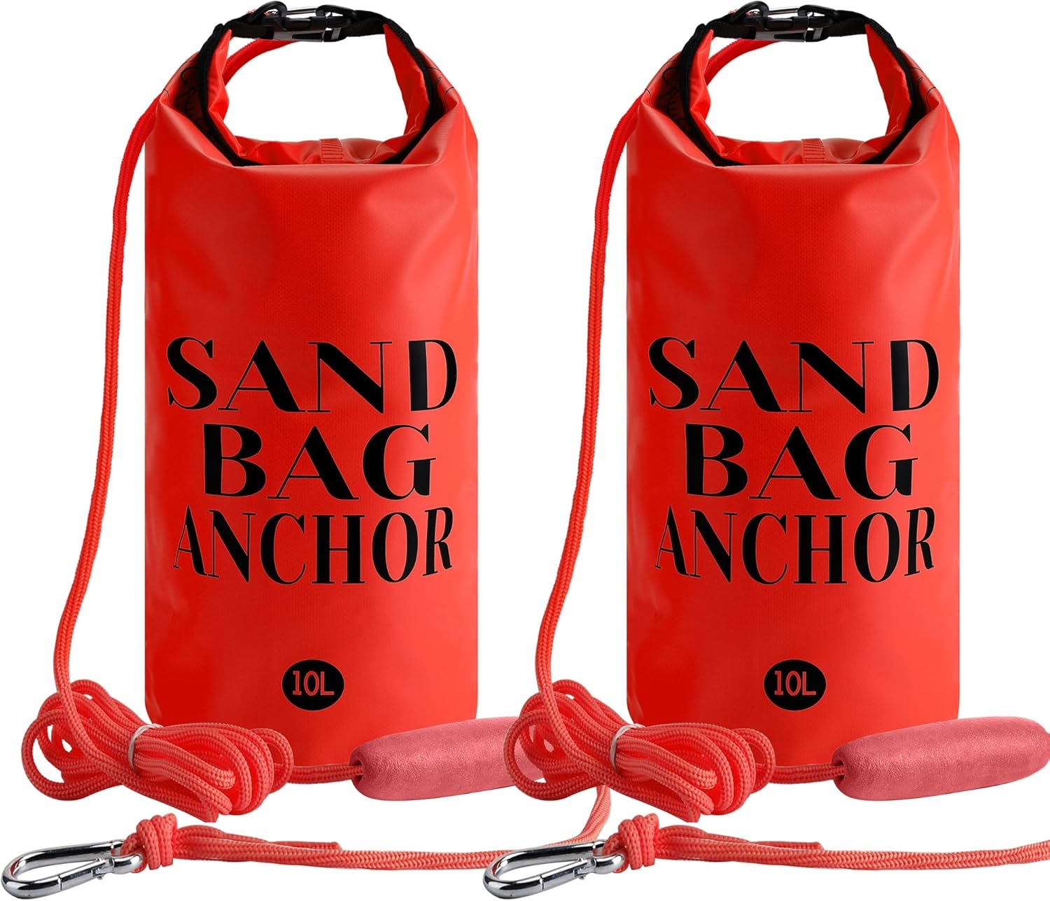 RunNico 500D Sand Anchor for Small Boats,2 in 1 PWC Jet Ski Anchor Kit with Adjustable Buoy,Waterproof Dry Bag for Jet Ski, Kayak, Boat, Watercraft and Canoe