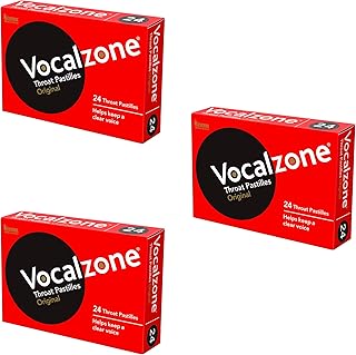 VocalZone Throat Pastilles (24 x 3) Multipack Offer by Vocalzone