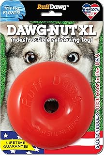 Ruff Dawg DAWGNUTXL Extra Large Dawgnut dog toy, (Color may vary)