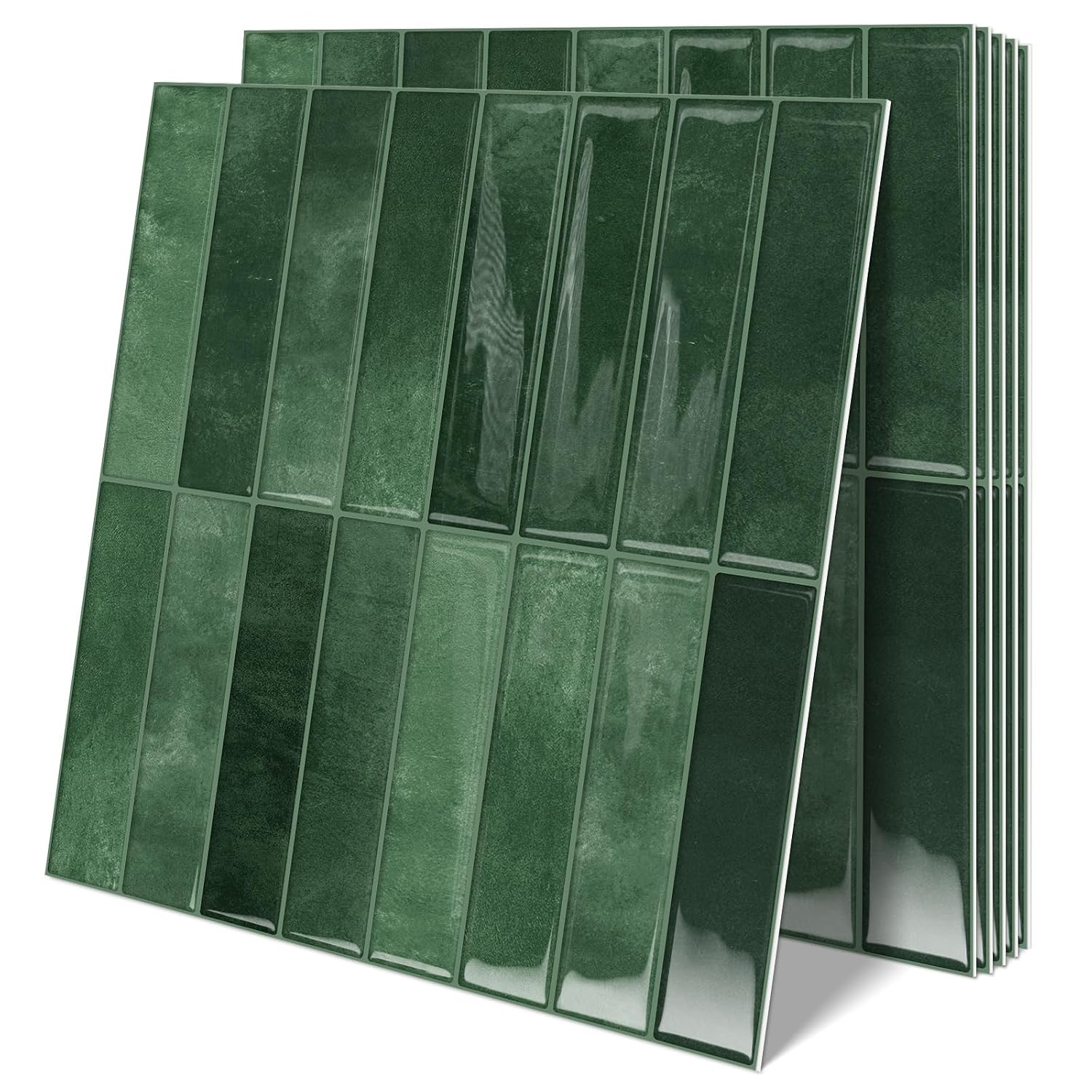 10 Sheets Upgraded Thicker Design Subway Tile Peel and Stick Backsplash