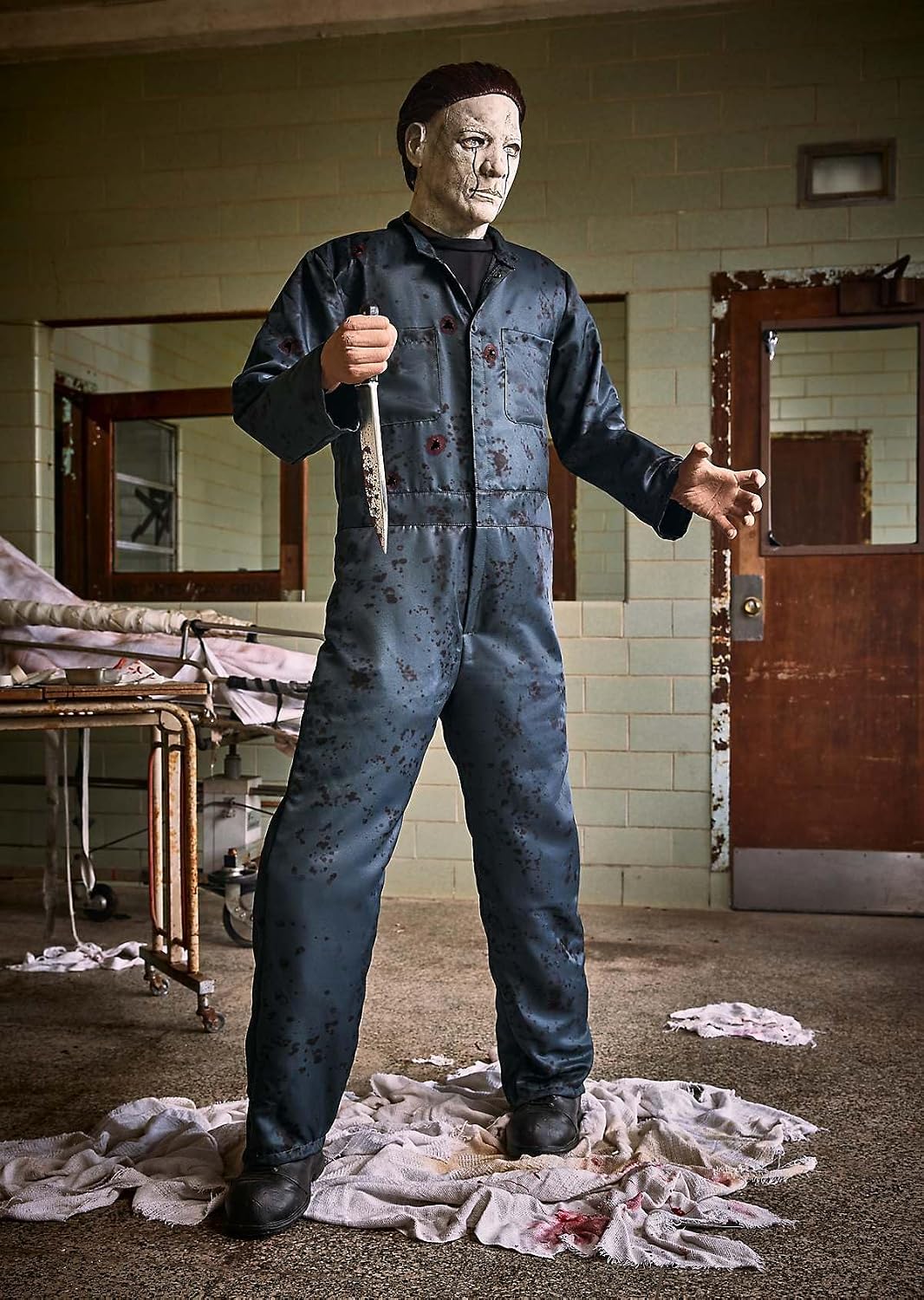 Spirit Halloween 6 Ft 3 in Michael Myers Animatronic - Halloween, Multicolor