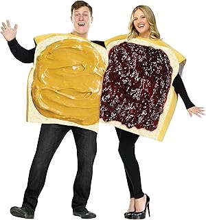 Fun World Peanut Butter And Jelly Adult Costume Set