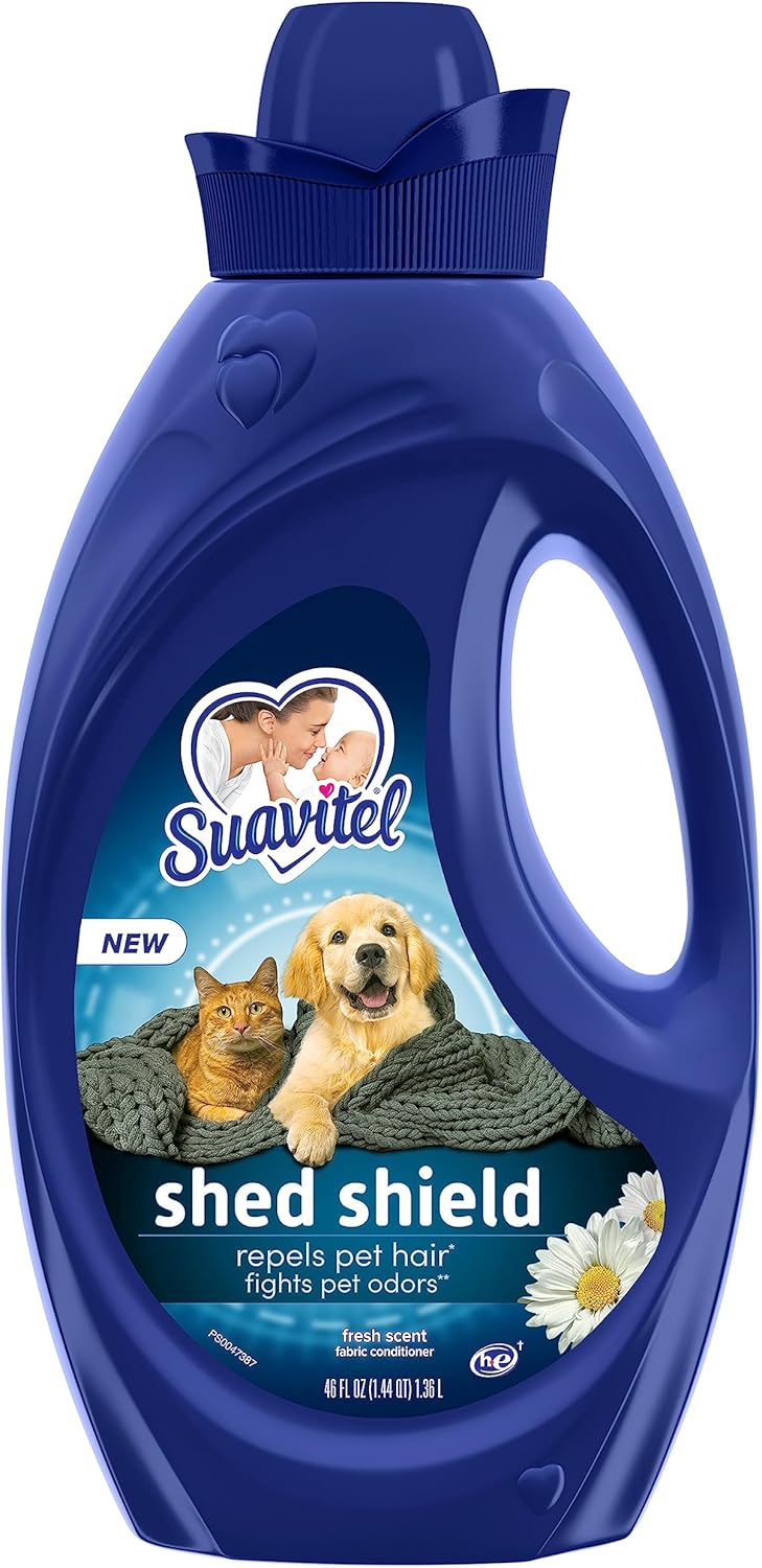 Suavitel Shed Shield Fabric Conditioner, Fresh Scent, 46 oz