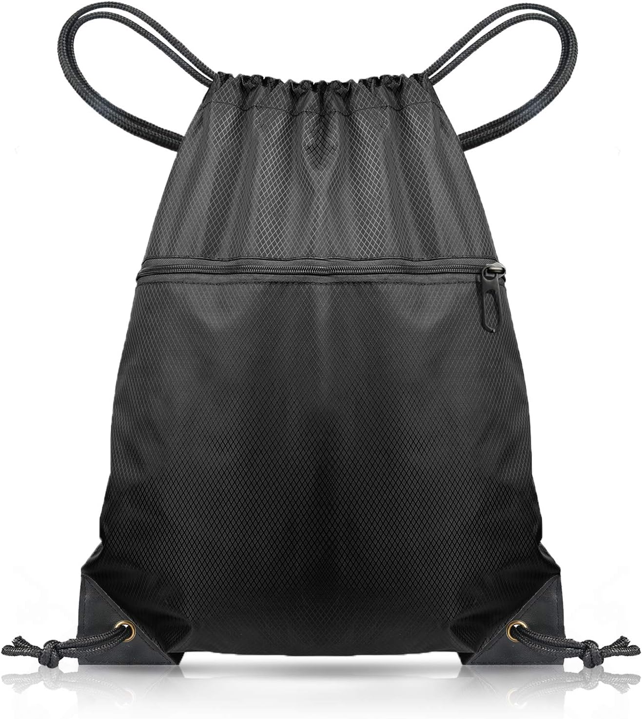 CHEPULA Drawstring Gym Bag, Large Sports Backpack String Swim Drawstring PE Bags for Women Men, Travel Beach School Bag with Waterproof