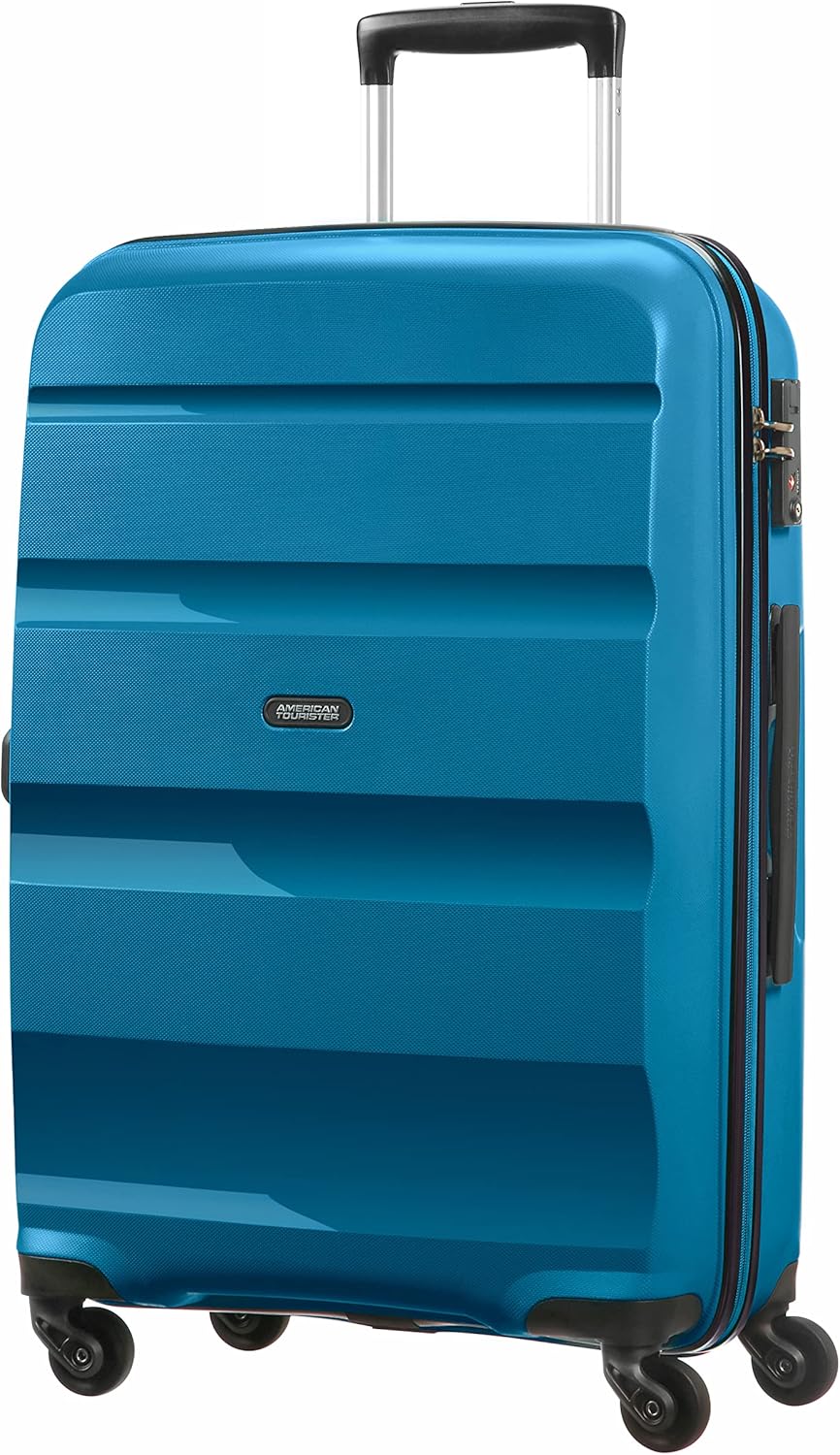 American Tourister BON AIR - Spinner M, Suitcase, 66 cm, 57.5L, Blue (Seaport Blue)