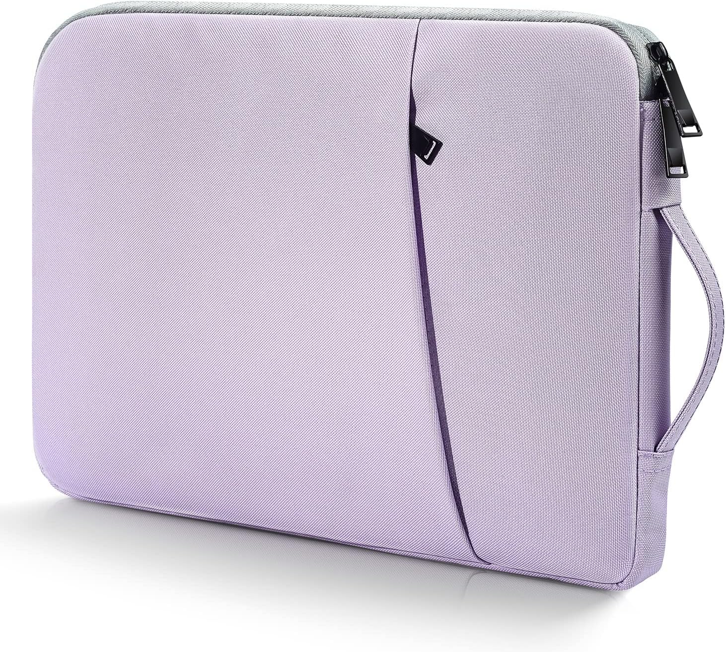 17 inch Laptop Case Sleeve, Padded Protective Shockproof Water-Resistant Laptop Cover with Handle for HP Envy 17 / Pavilion 17, Dell Lenovo Asus Acer MSI 17.3-in Computer Carrying Bag -Purple