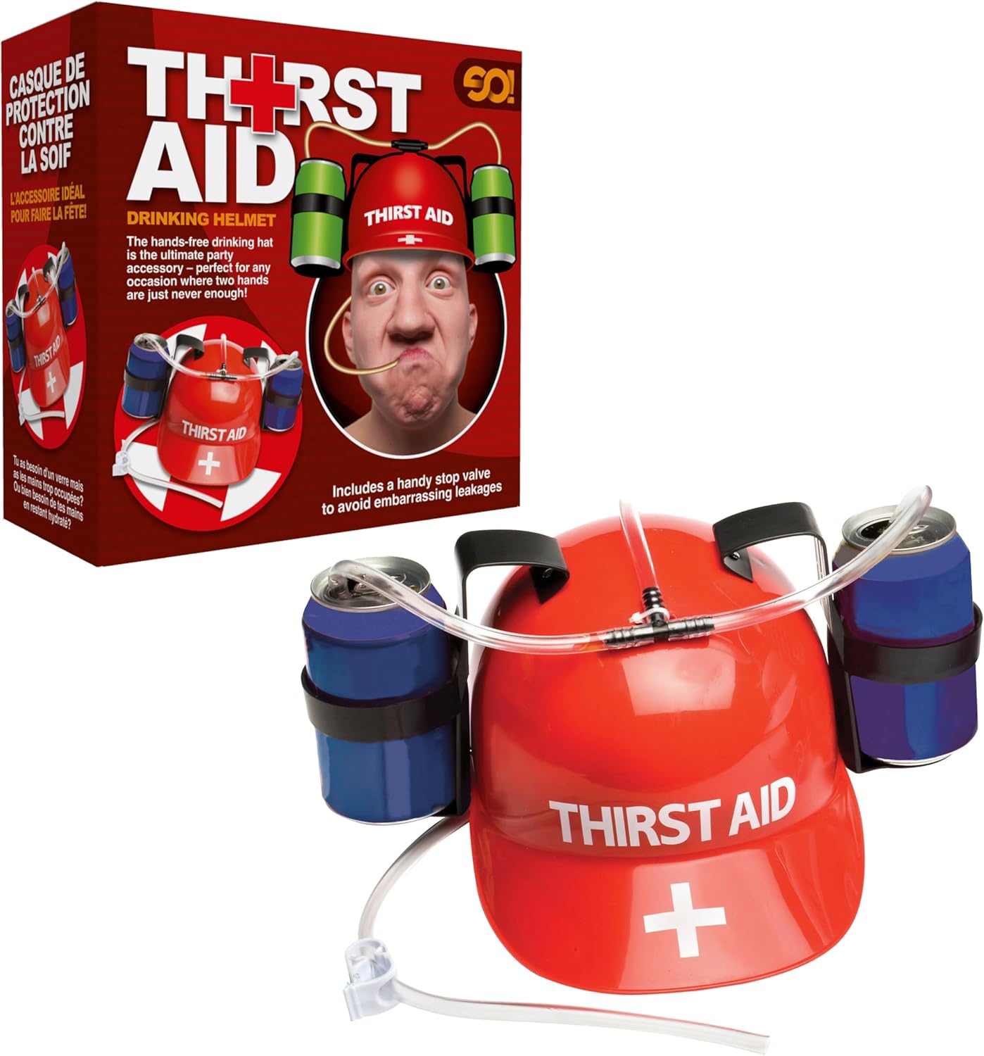 Thirst Aid Helmet Drinking Hat (Colours may vary)