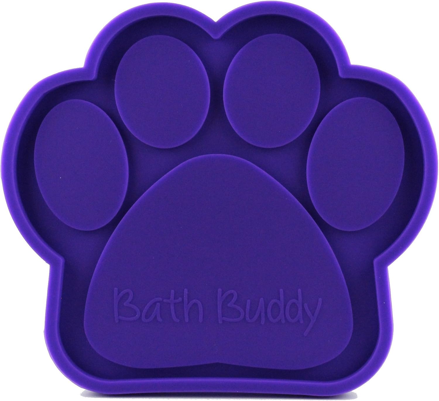 Purple New for Dogs - The Original Dog Bath Toy - Makes Bath Time Easy, Just Spread Peanut Butter and Stick (Purple)