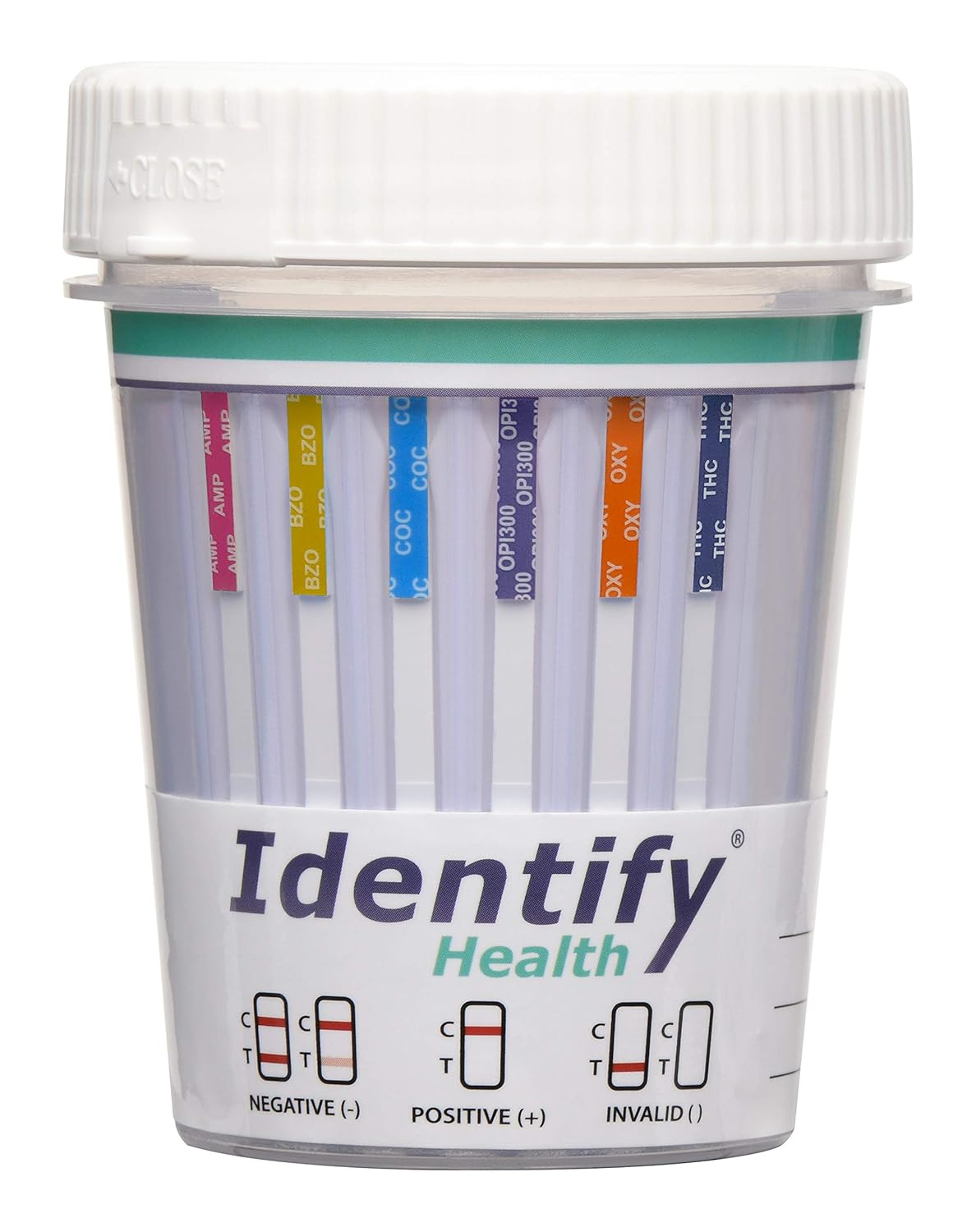 Drug Screen Test - 200 Pack - 6 Panel CLIA Waived Instant Urine Drug Test Cup for AMP,BZO,COC,OPI/MOP,OXY,THC