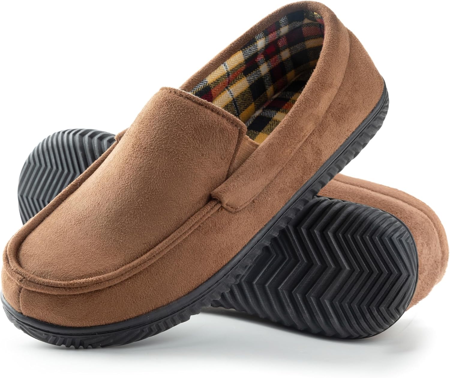 RockDove Men's Alexander Flannel Lined Loafer Slipper