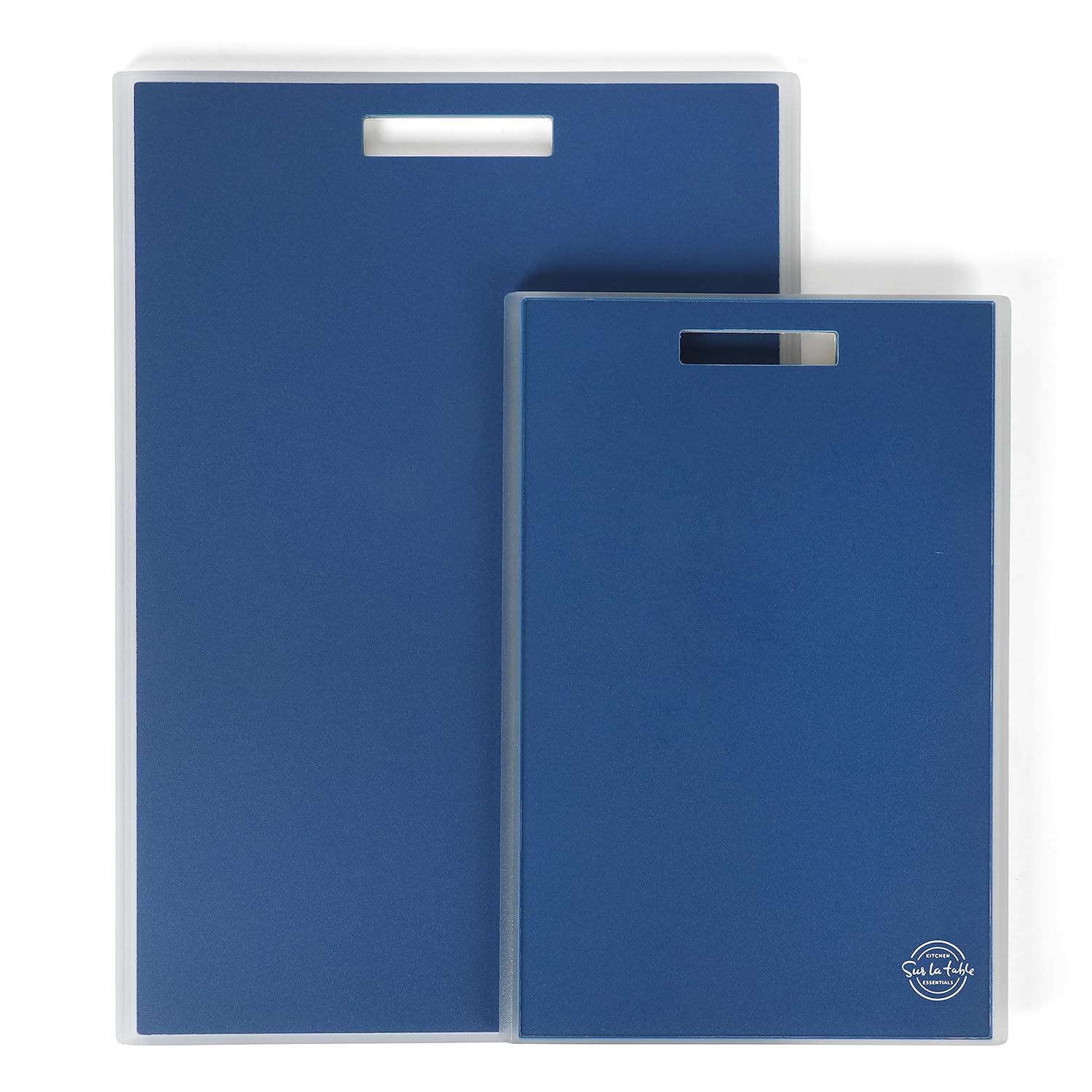 Sur La Table Kitchen Essentials 2 Piece (17" x 12" & 13" x 9") Cutting Board Set - Blue