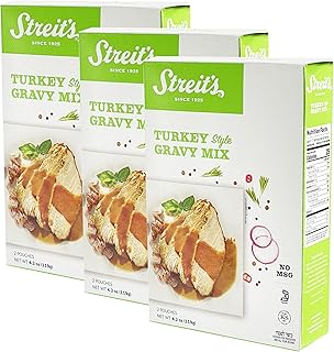 Gravy Mix, Pantry Staple, No-MSG, Kosher for Passover, 4.2 Oz (Turkey Gravy, 3-Pack)