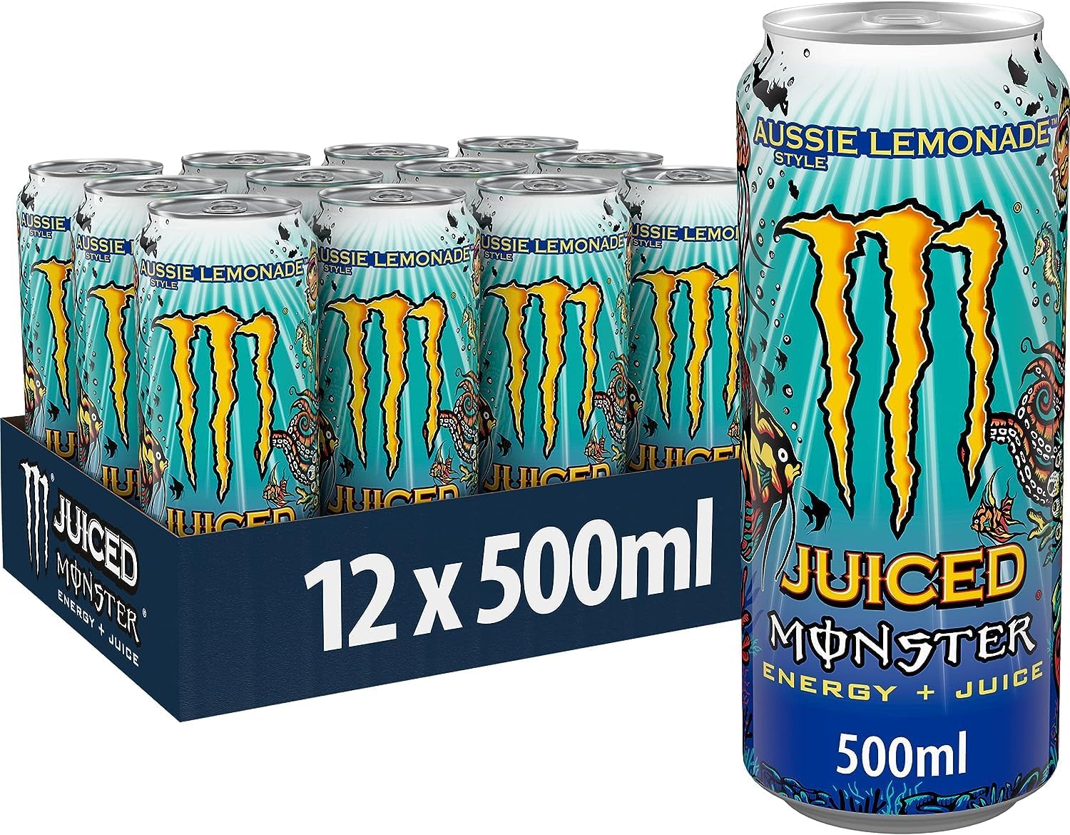 Monster Energy - Juiced Aussie Lemonade - 12x 500ml