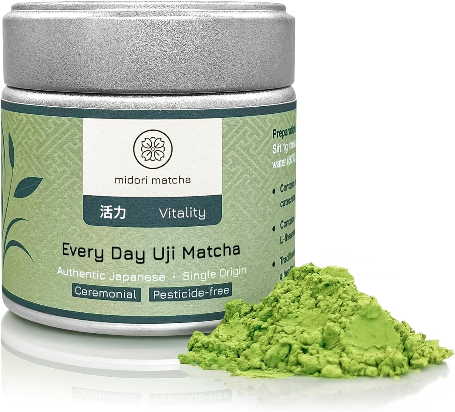 Every Day Uji Matcha – Ceremonial Grade Japanese Green Tea Powder | Farm-Direct from Uji, Kyoto | Smooth Energy for Lattes, Iced Matcha & Wellness | Pesticide-Free