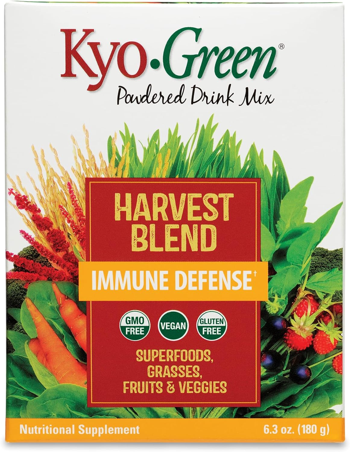 Kyo-Green Harvest Blend Superfood Supplement, 6 Ounce Bottle