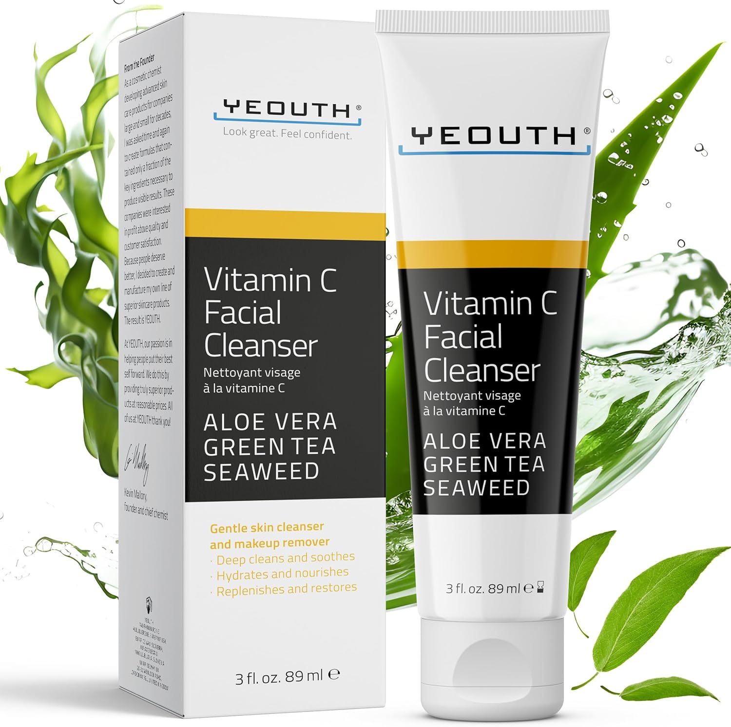 YEOUTH Vitamin C Cleanser for Face Wash 89ml