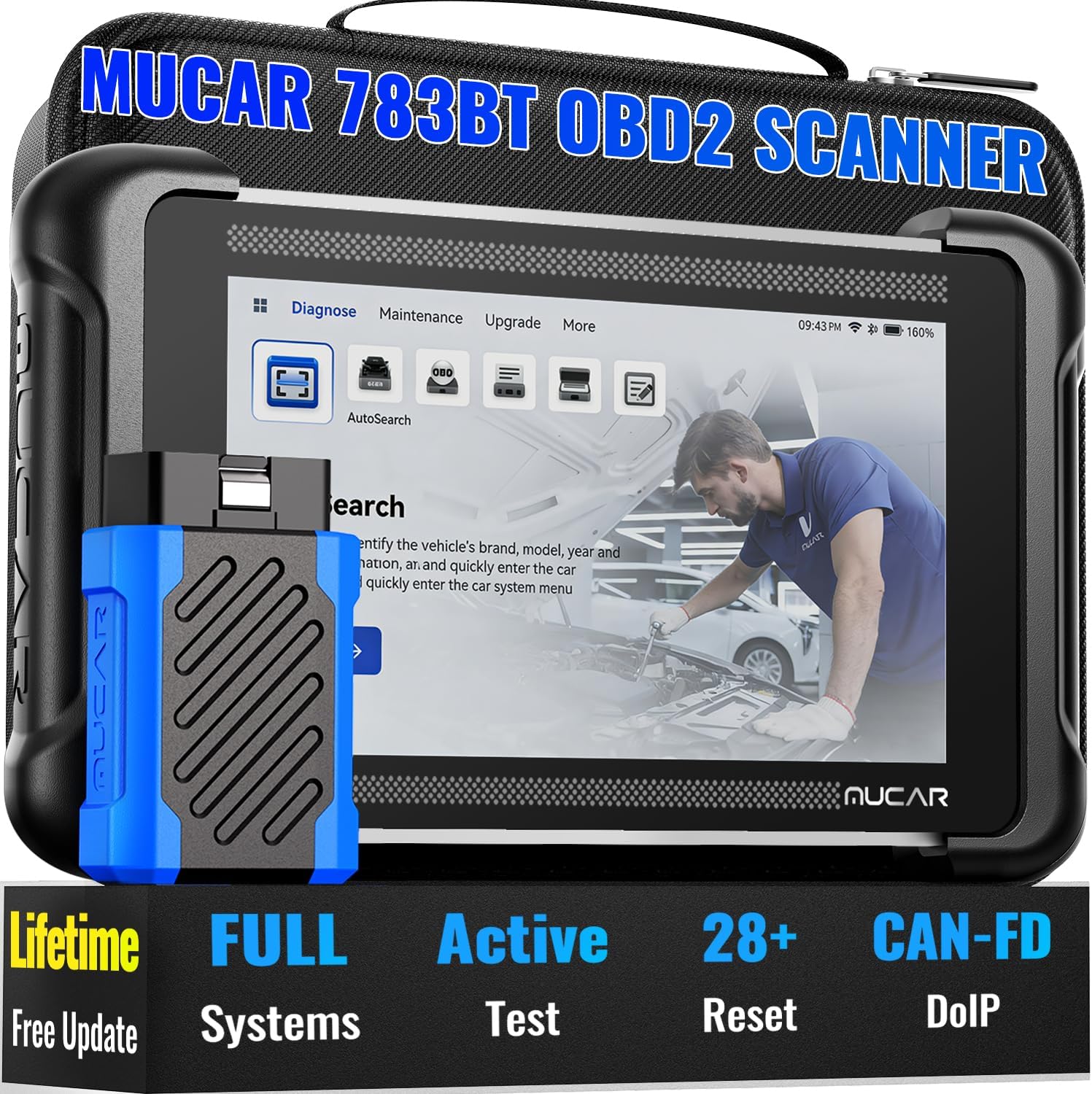 MUCAR 783BT Bidirectional Full System OBD2 Scanner Diagnostic Tool