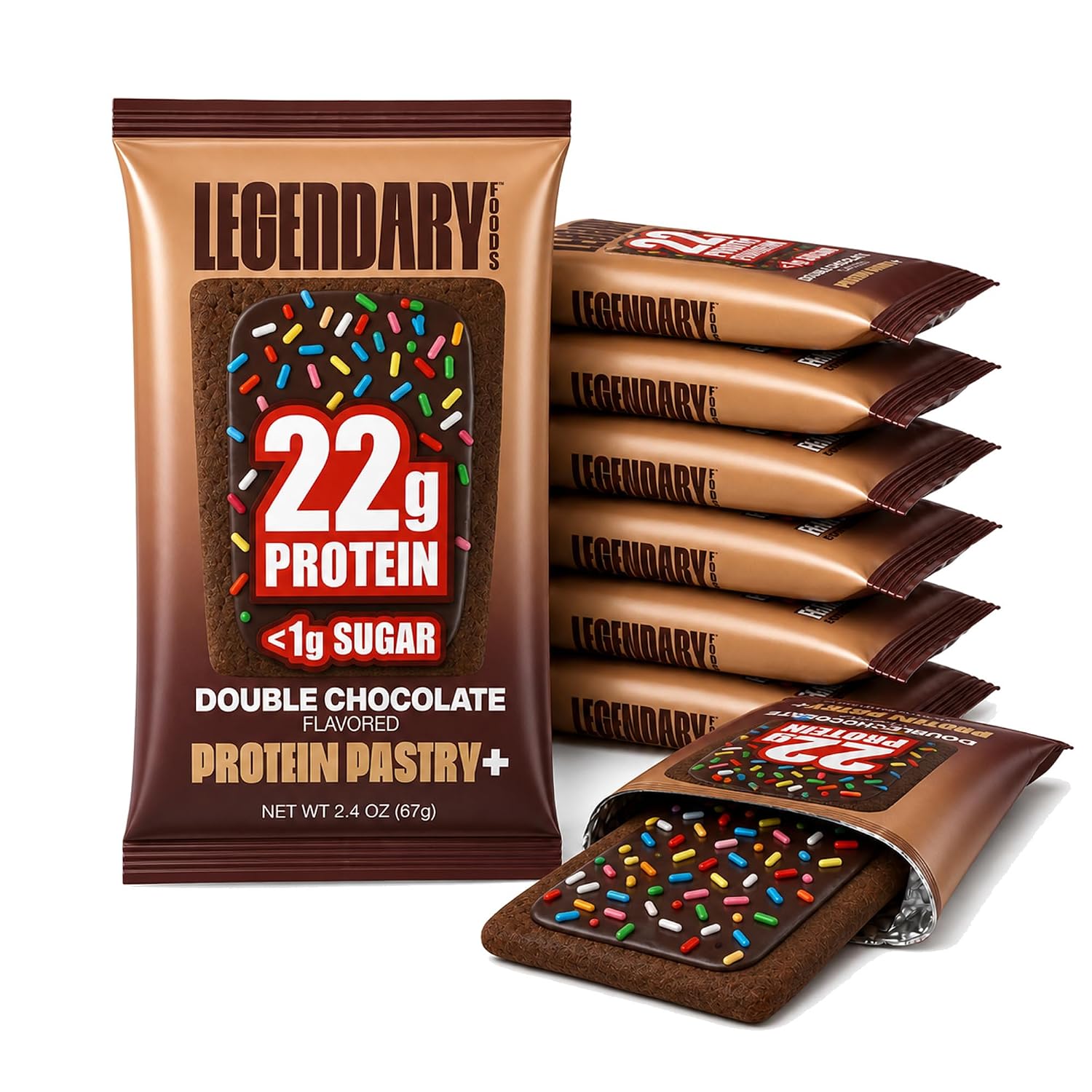 Legendary Foods High Protein Pastry, Chocolate, Low Carb/Low Sugar Snack