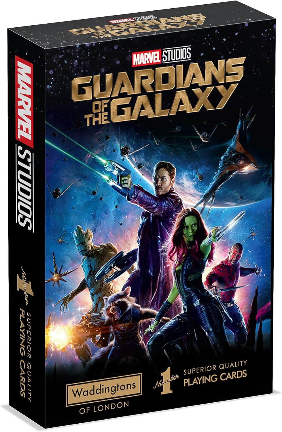 Waddingtons Number 1 Guardians of the Galaxy Card Game, Play with Rocket, Groot, Star Lord, Thor and Gamora, great gift for ages 6 plus, [Various]
