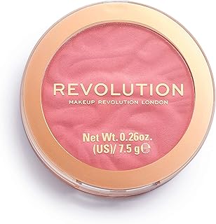Revolution Beauty, Blusher Reloaded, Pressed Powder Face Blusher, Highly Pigmented & Long Lasting Formula, Pink Lady, 0.26 Oz.